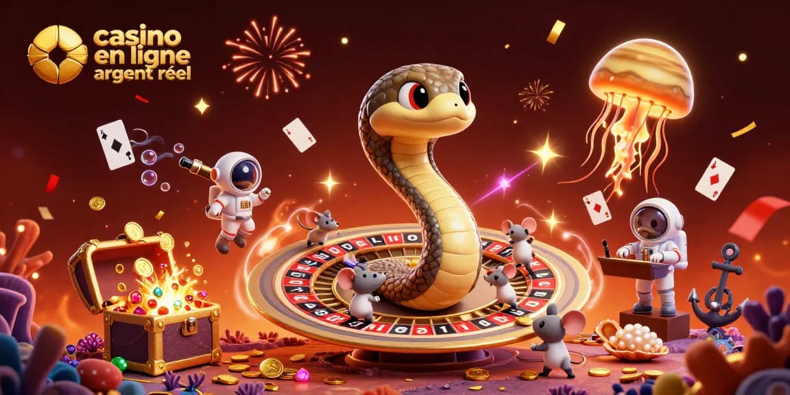Jouer sur un casino en ligne argent réel avec des astronautes sur une roulette spatiale entourée de trésors marins