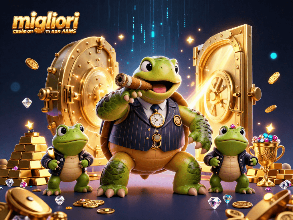 I migliori casino online non AAMS offrono un'atmosfera vivace con tartarughe e rane da gangster.