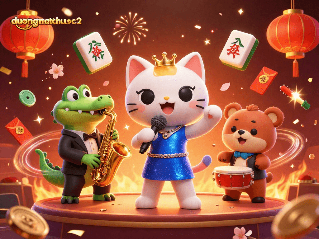 Experience thrilling gameplay with duongmatchuoc2's vibrant 3D illustration featuring the energetic casino scene.