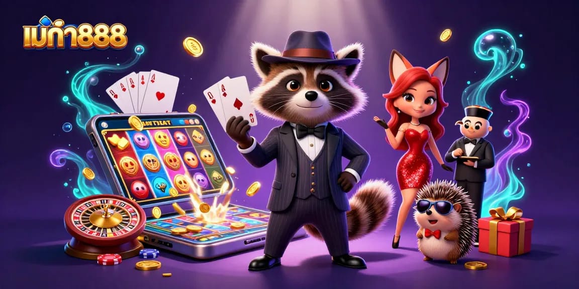 เมก้า888 เกมสล็อตมือถือกับตัวละครน่ารักในบรรยากาศคาสิโนที่มีชีวิตชีวา