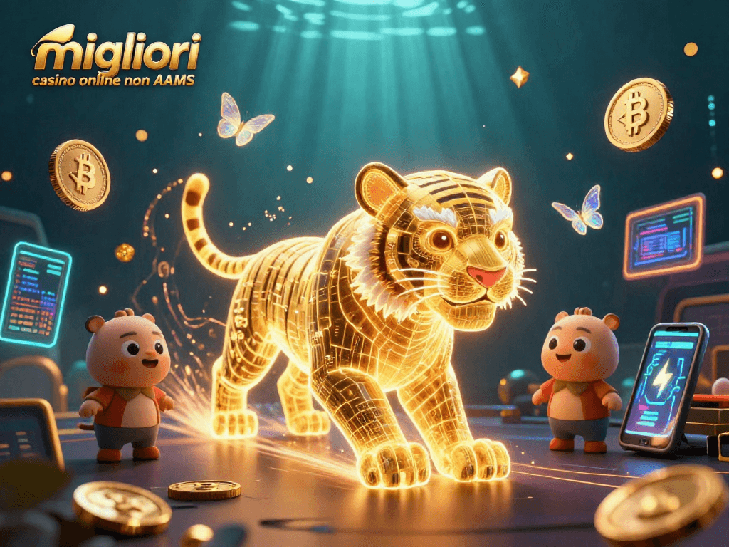 Scopri i migliori casino online non AAMS con il tigre dorato che illumina le opportunità di gioco.
