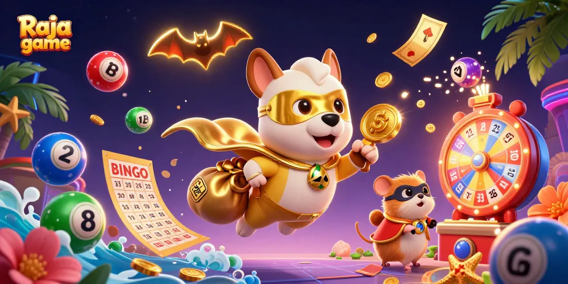 Engage in exciting Raja game lottery predictions with colorful elements and vibrant graphics.