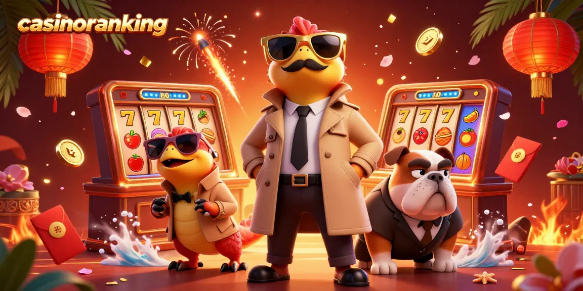Engage in gaming excitement with casinoranking's 3D cartoon raptors in a VIP casino scene.