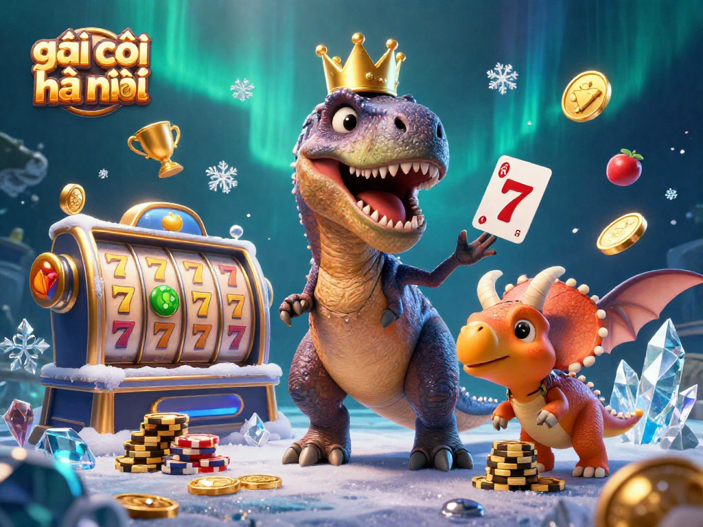 Experience thrilling slots action with gái gọi hà nội in a vibrant 3D casino scene.