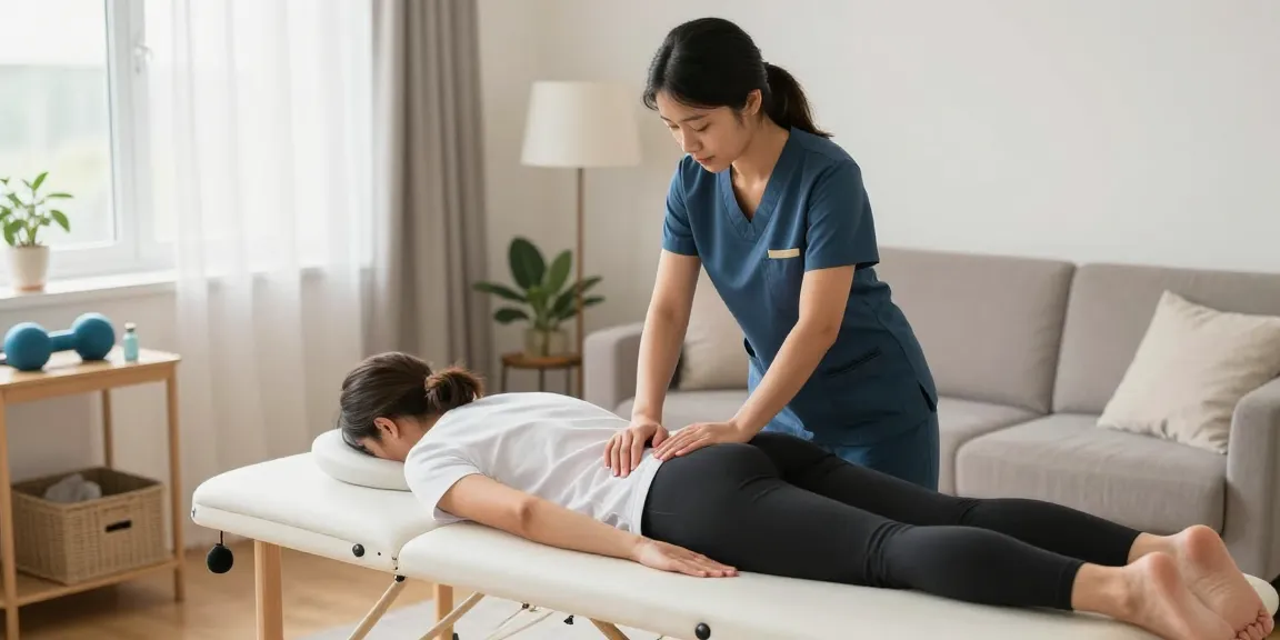 Sports massage at home enhances patient care and wellness at Revive Physiotherapy.