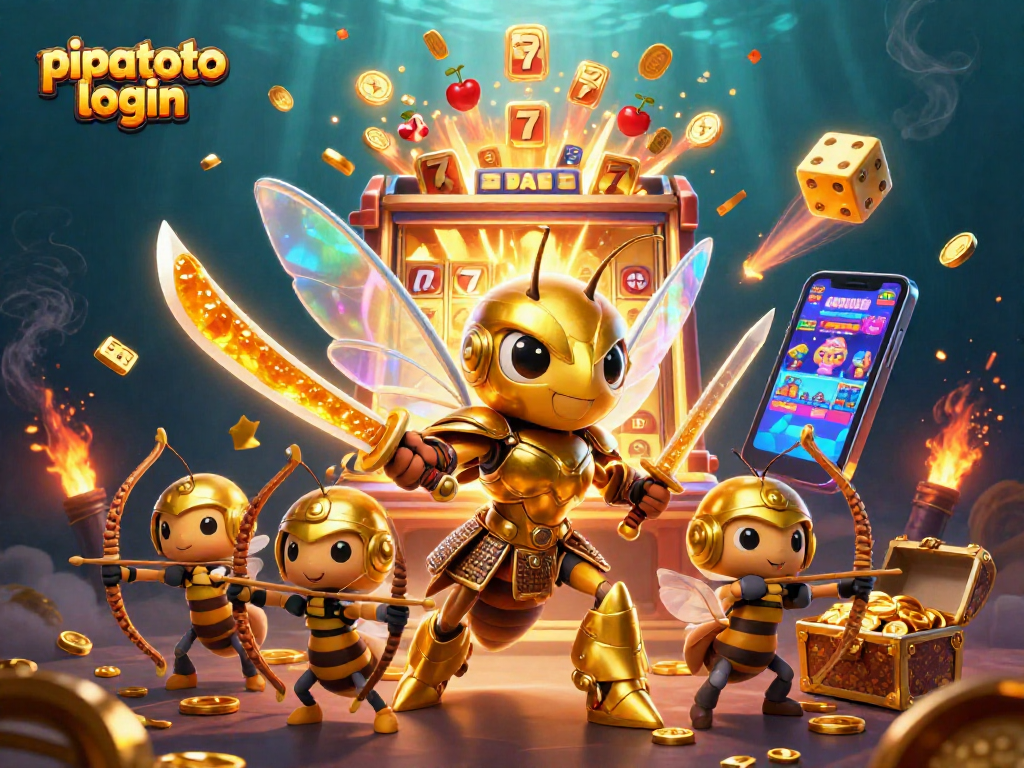 Join the excitement at pipatoto login with vibrant 3D casino elements and jackpot thrills in a dynamic illustration.