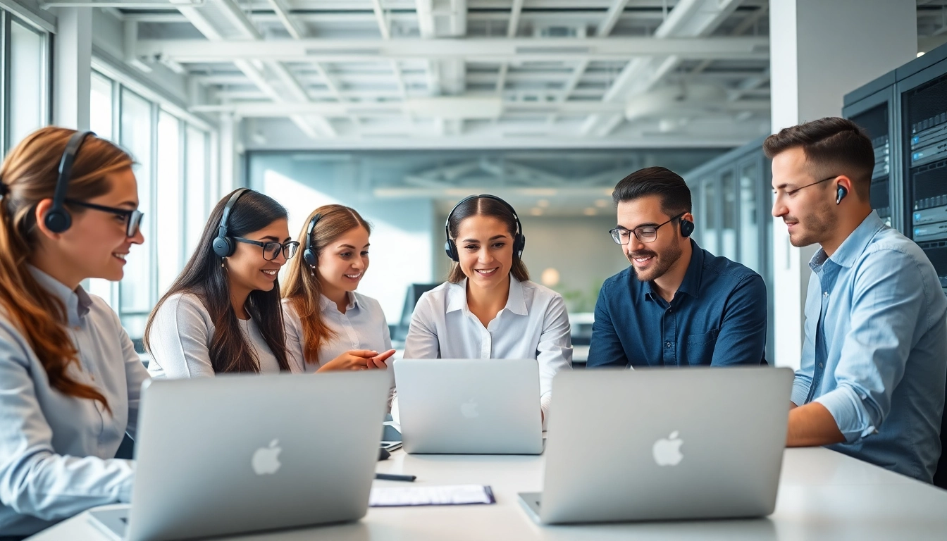 Providing effective IT support for businesses in a collaborative office setting.