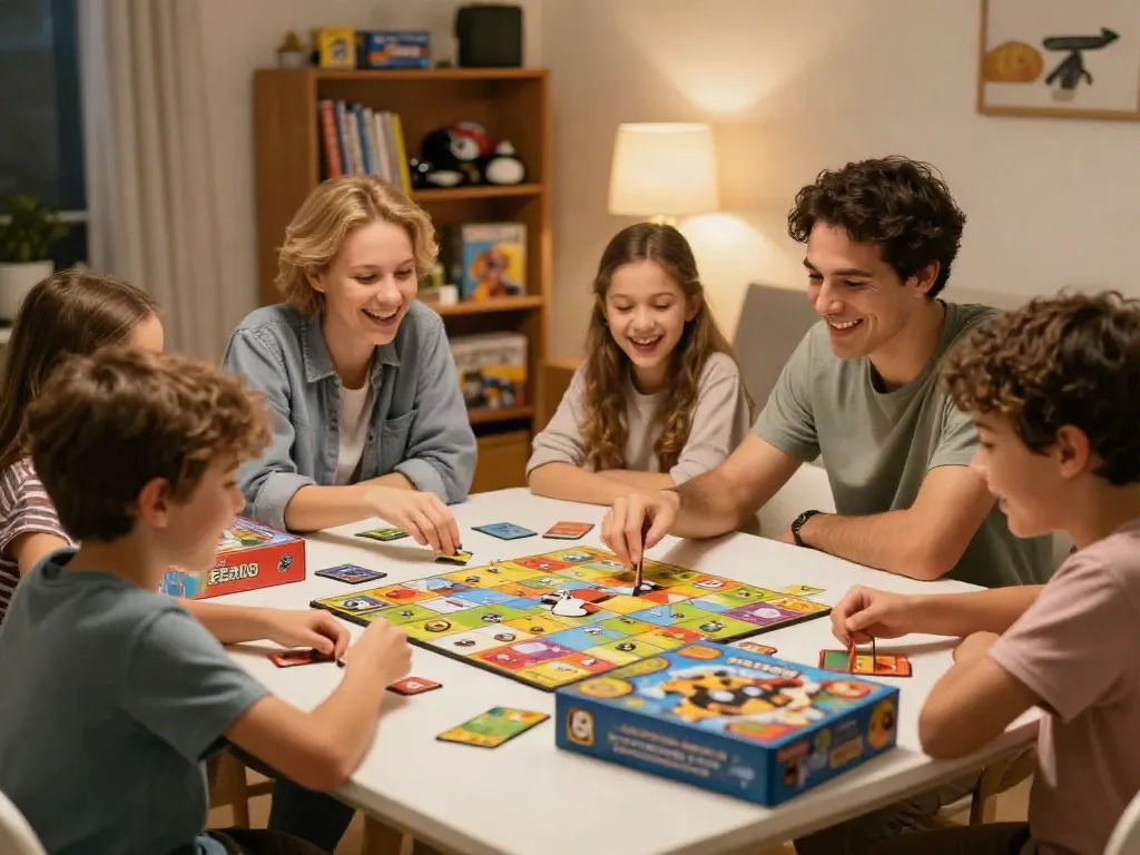 Cialis promotes connection and joy during family game nights with high-quality board games.