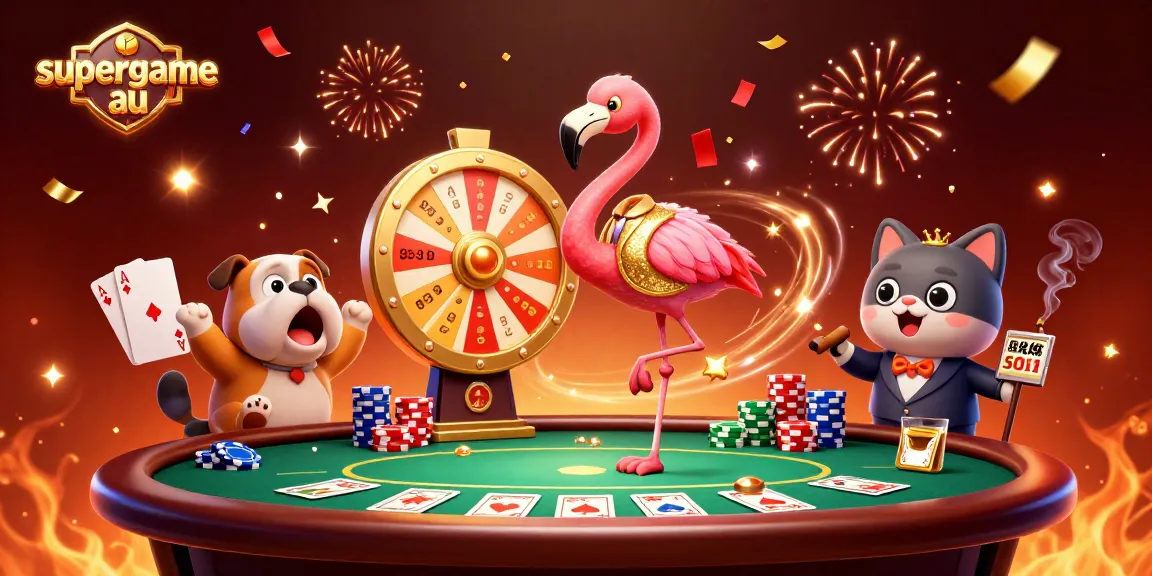 Engage with supergame au through vibrant casino gaming excitement featuring colorful characters and thrilling elements.