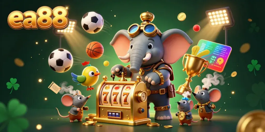 ea88 chơi máy slot đầy màu sắc với các biểu tượng trái cây và đồng xu vàng.