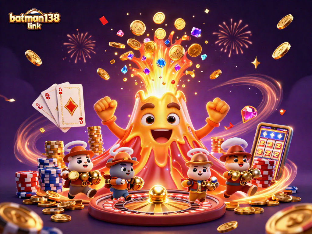 Engage with the vibrant batman138 link experience featuring exciting casino elements and golden treasure.