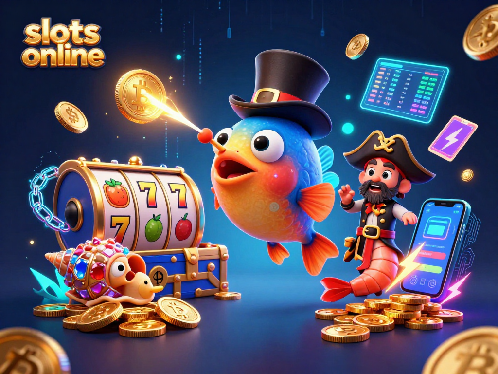 Spin the reels with slots online featuring a deep-sea anglerfish, pirate shrimp, and gemstone snail.