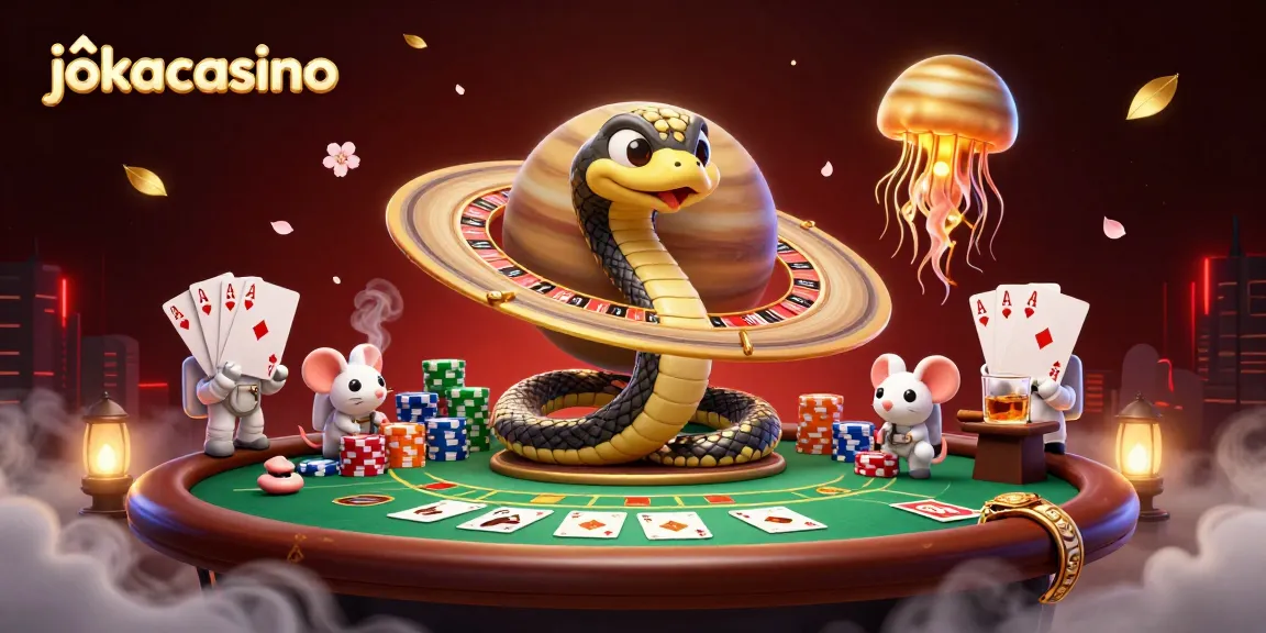 Experience thrilling gameplay at jokacasino with a dynamic cosmic casino scene.
