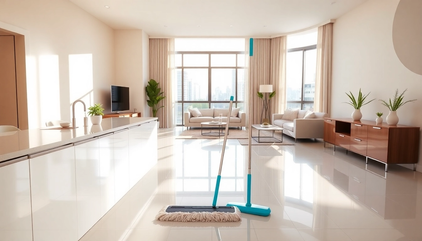 Thorough bond cleaning Logan service showcasing a spotless apartment interior.