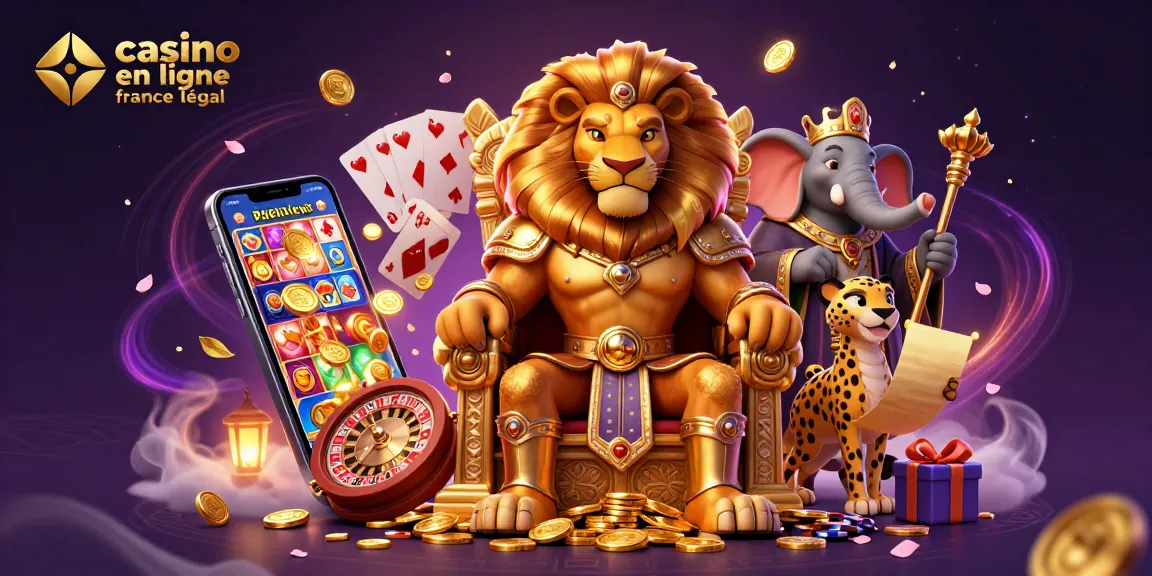 Jouer à des jeux captivants dans un casino en ligne légal en France avec des personnages animés.