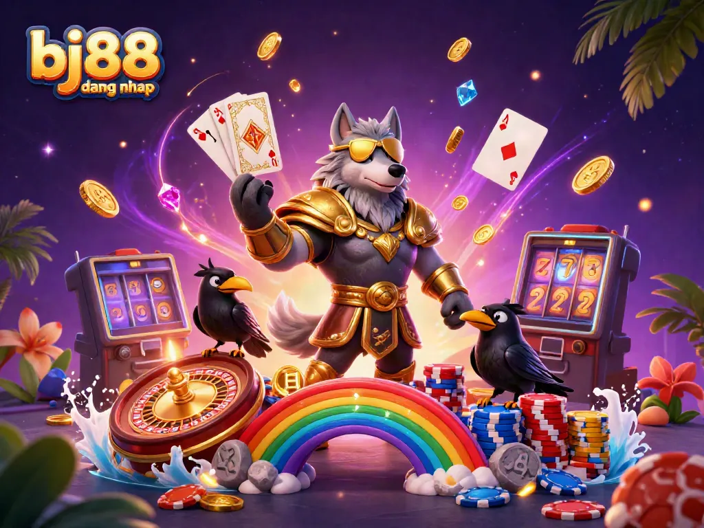 Experience exhilarating gaming at BJ88 dang nhap with an enchanting Norse-themed casino scene.