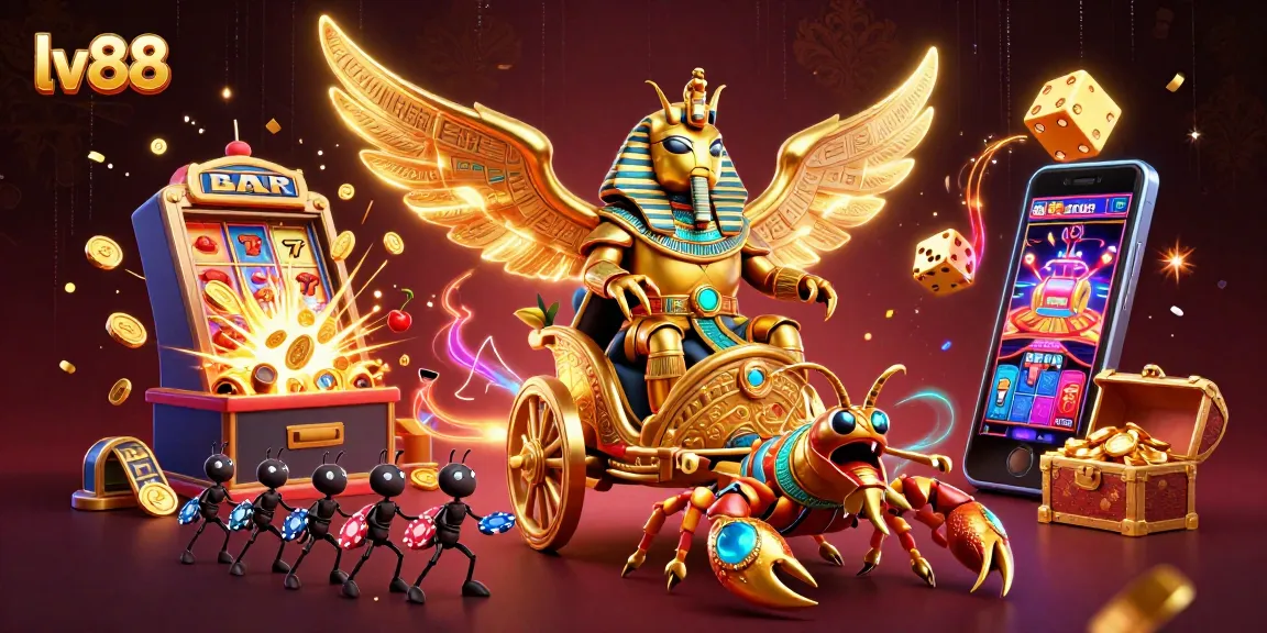 Experience thrilling gaming action at lv88 with engaging characters and rich casino elements.