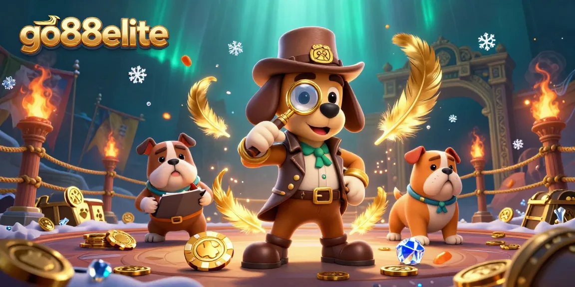 Engage in thrilling gameplay at go88elite with 3D characters exploring poker chip clues and treasure.