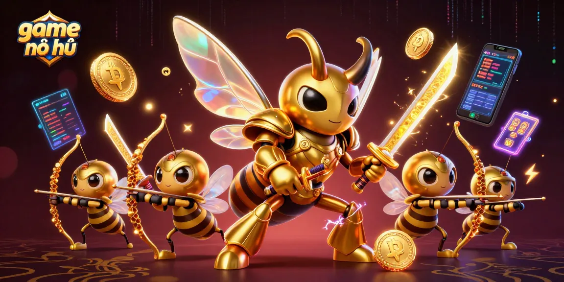 Engage in the thrilling game nổ hũ featuring dynamic characters and vibrant slot elements.