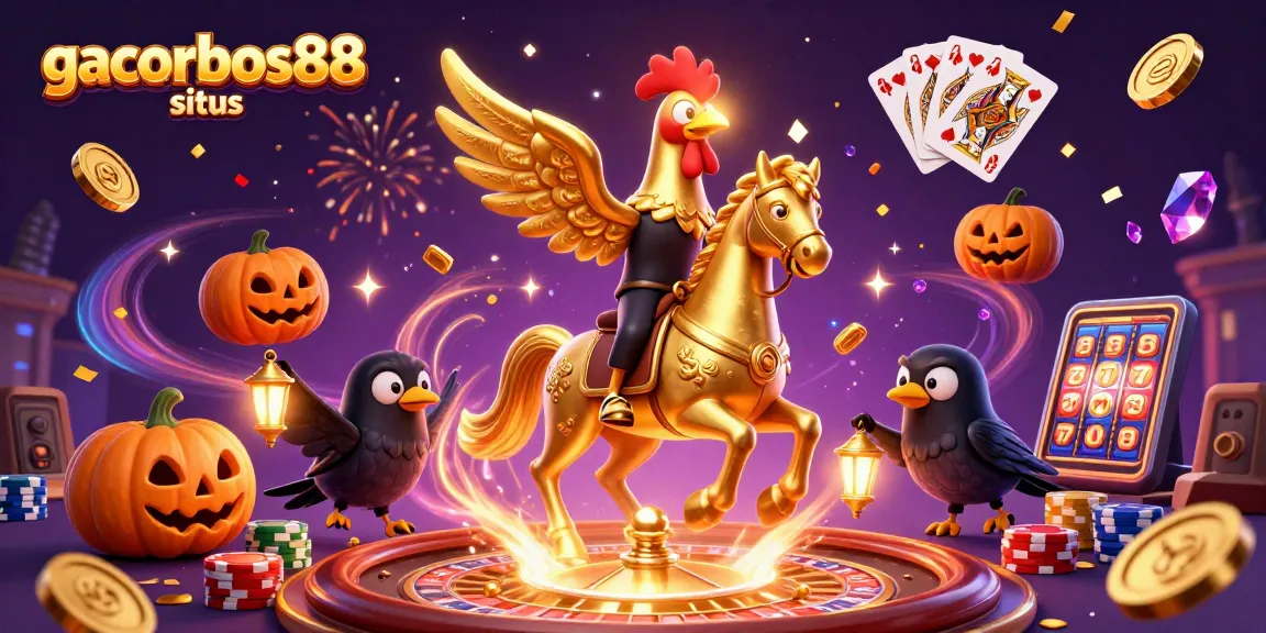 Engage with gacorbos88 situs in a vibrant 3D casino scene featuring rewarding games.