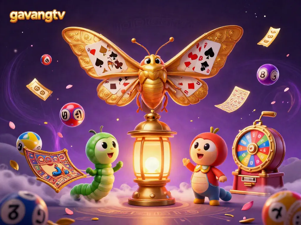 Experience high-stakes action and excitement with gavangtv as vibrant lottery balls bounce and treasures await.