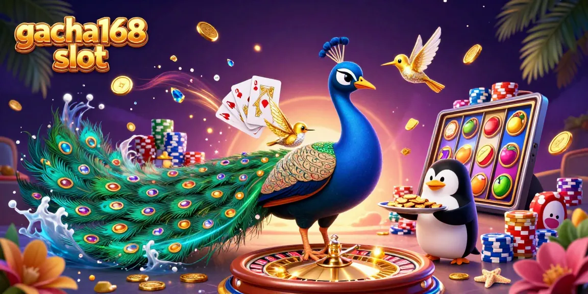 Experience the excitement of gacha168 slot with stunning characters and vibrant casino elements.