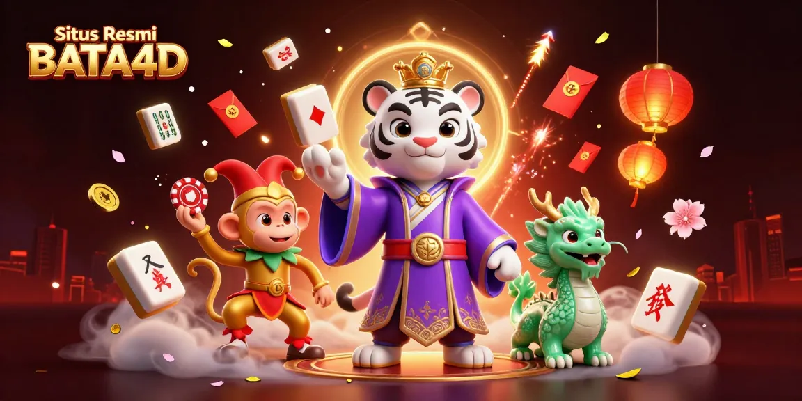 Engage with exciting games at Situs Resmi BATA4D, featuring dynamic casino characters and elements.