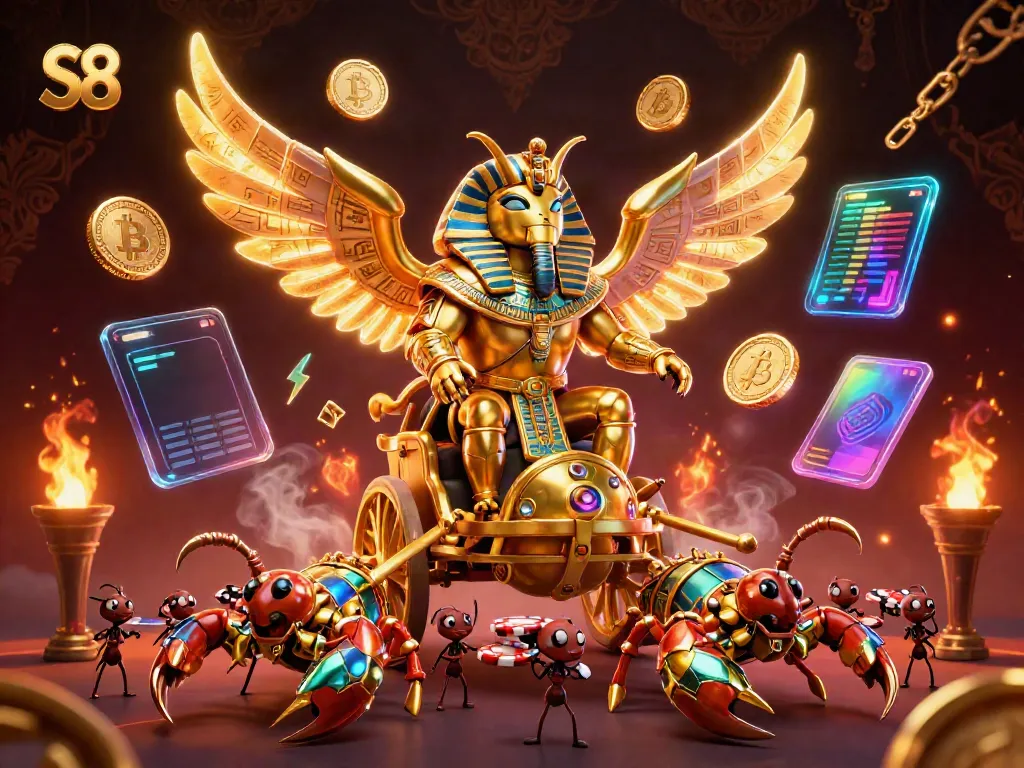 Experience thrilling gaming at S8, featuring a dynamic scene of casino elements and a vibrant cast of characters.