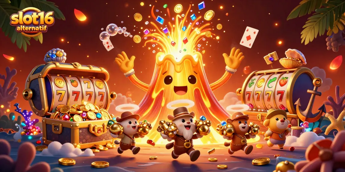 Engage with slot16 alternatif and experience a rich 3D casino adventure filled with treasures.