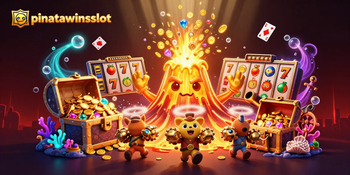 Experience thrilling adventures and jackpot wins with pinatawinsslot featuring vibrant casino graphics.