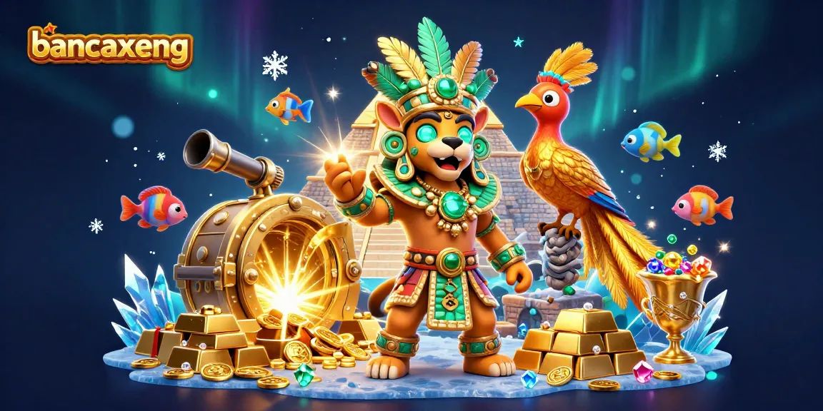 Bancaxeng: Immerse yourself in the vibrant underwater world while hunting for treasures.