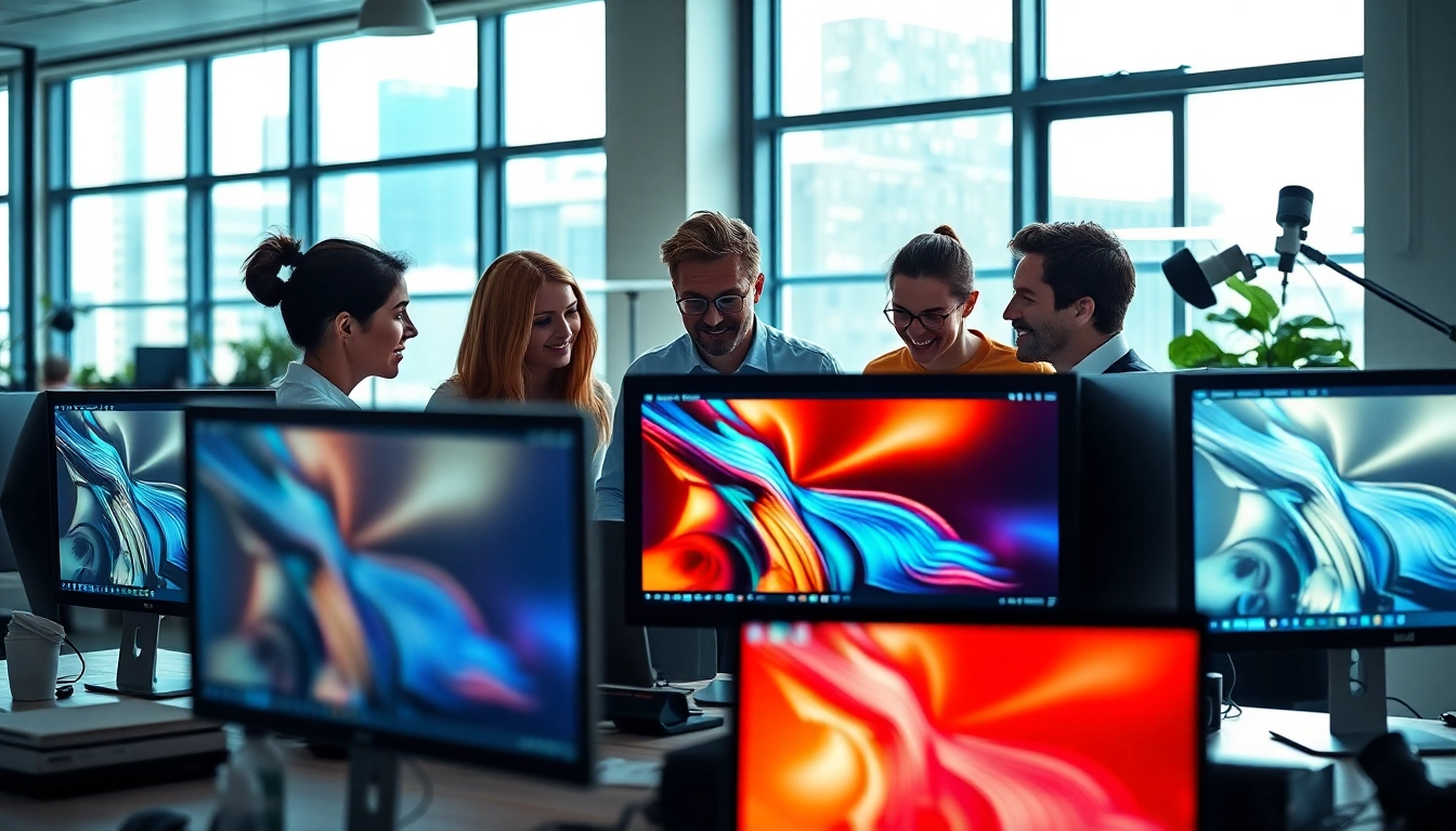 Enhance your project with expert edmonton web design professionals brainstorming new ideas.