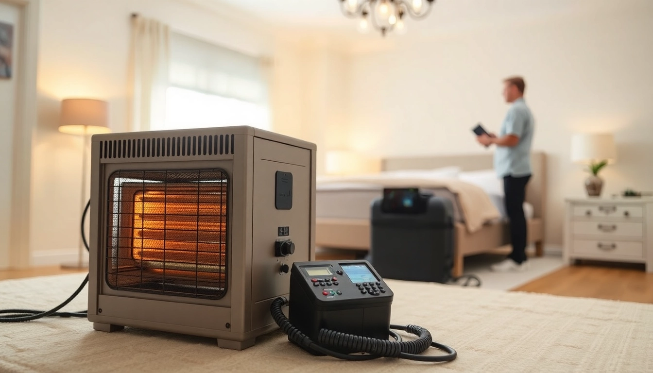 Conducting bed bug heat treatment effectively using specialized equipment in a clean environment.