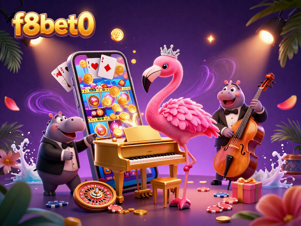 Experience vibrant casino entertainment with f8bet0, showcasing interactive games and lively characters.