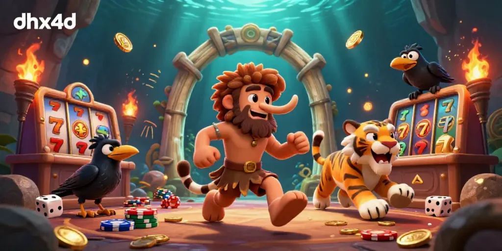 Jadilah bagian dari keseruan di dhx4d dengan slot gacor dan simbol keberuntungan dalam suasana kasino primitif.