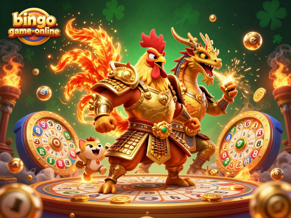 Bingo-game-online brings thrilling Jackpot Bingo action with dynamic 3D characters in an exciting scene.