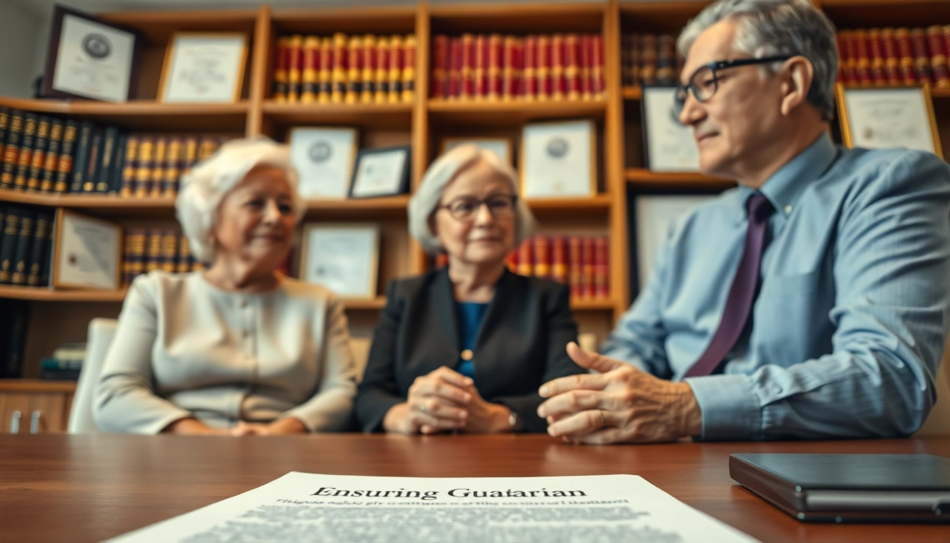 Discussing Enduring Guardian decisions with a legal expert in a professional setting.