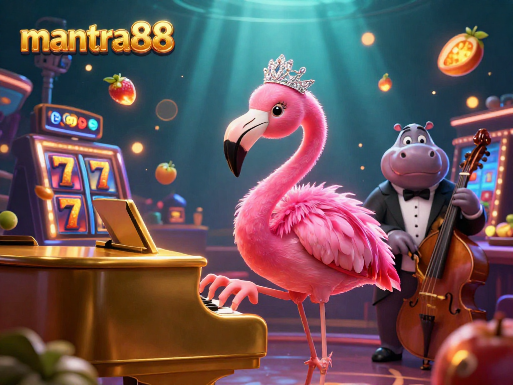 Experience thrilling gameplay at mantra88 with jackpots, lively slot reels, and stylish characters