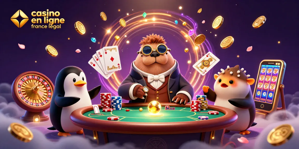 Les joueurs s'affrontent au casino en ligne France légal avec un jeu de poker sous-marin.