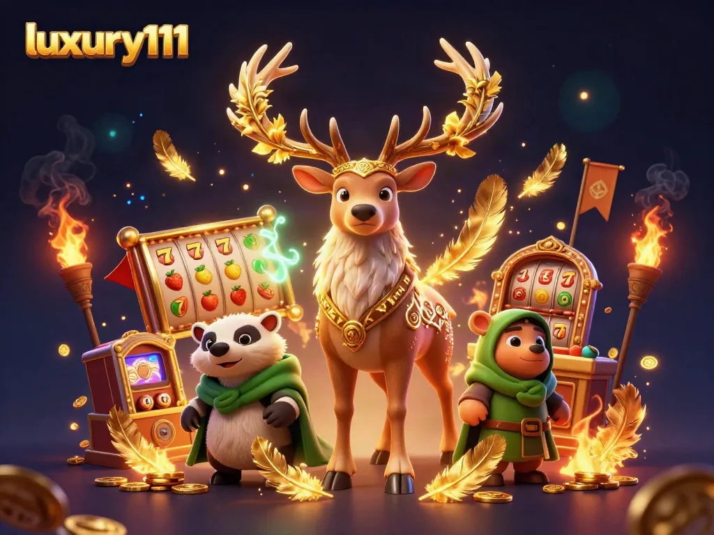 Experience thrilling gameplay at luxury111 with dynamic scenes featuring immersive slot and lottery elements.