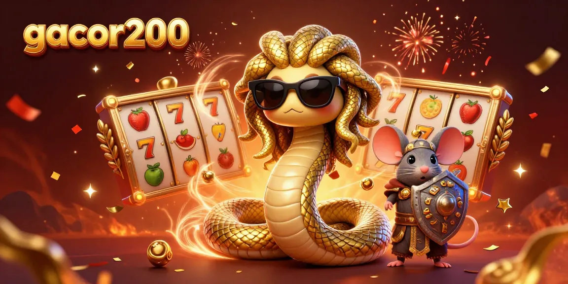 Menyenangkan bermain di gacor200 dengan slot menggiurkan dan simbol kemenangan yang bersinar.