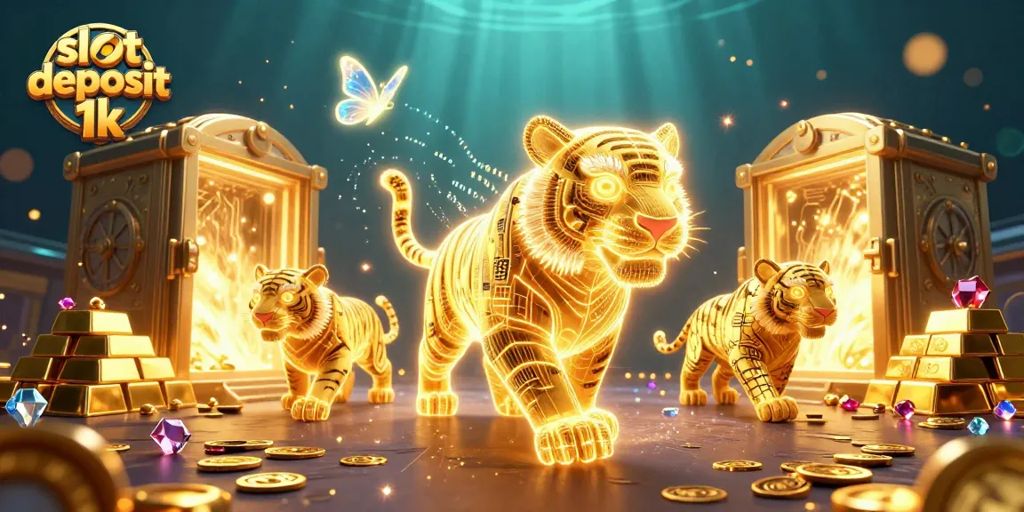 Permainan slot deposit 1k dengan pencahayaan gemerlap dan elemen kasino digital menciptakan pengalaman menarik.