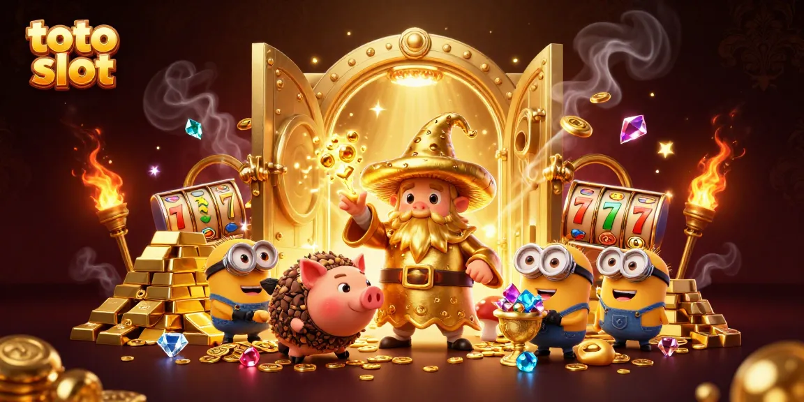 Memenangkan toto slot dengan petualangan tongkat sihir dan harta karun berkilau.